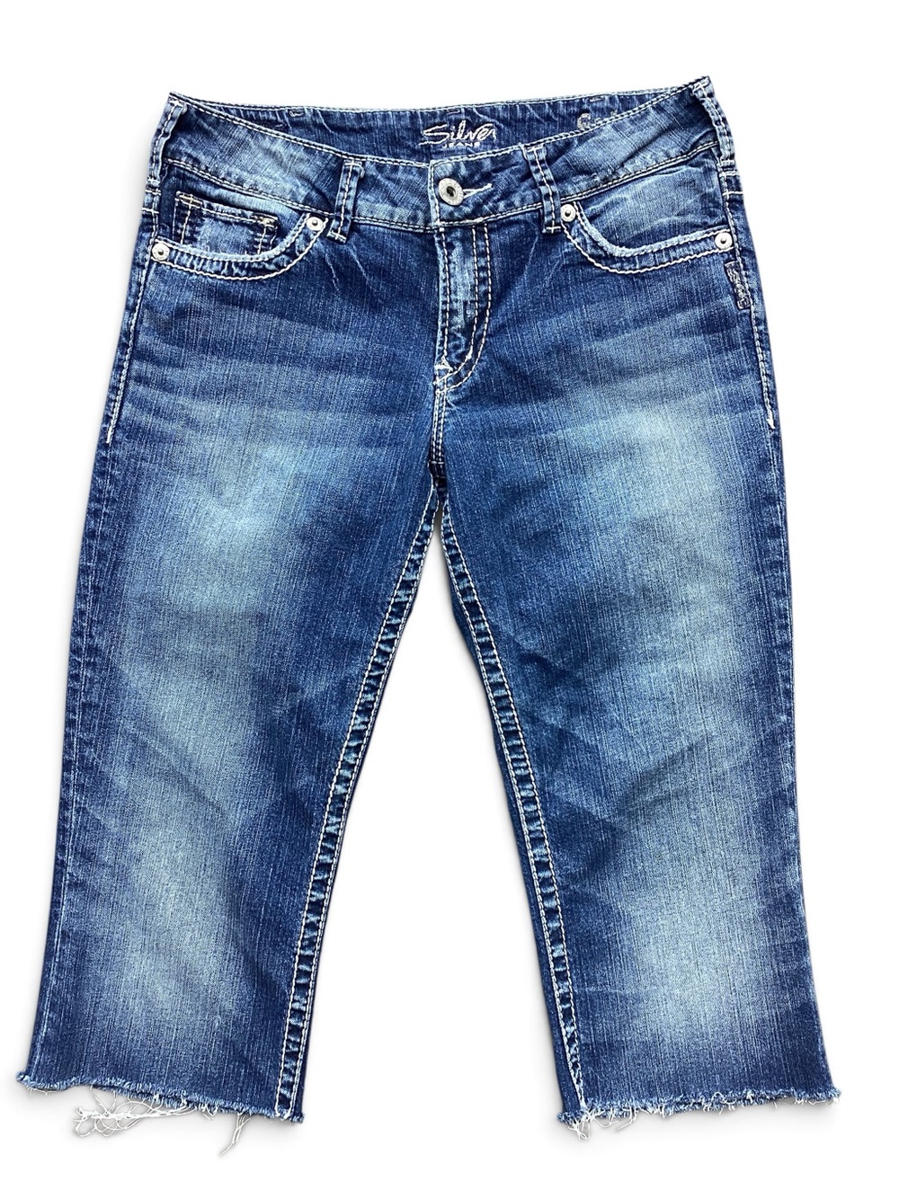 Silver Jeans Suki Capri Cut-Offs W30 Stretch